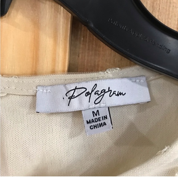 Elegant Cream Floral Dress - Picture 4 of 6